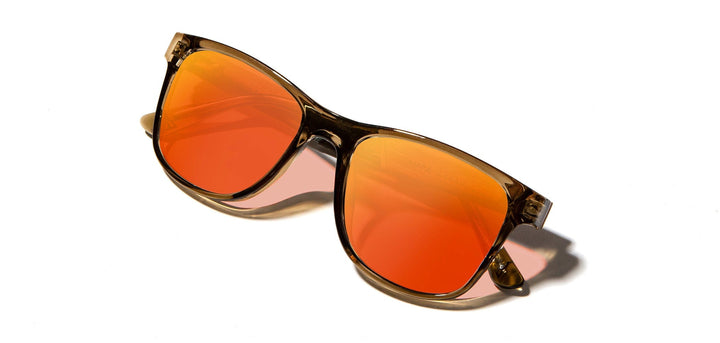 Moss*Walnut*HD Plus Polarized Solar Flash | CAMP Trail Moss Sunglasses