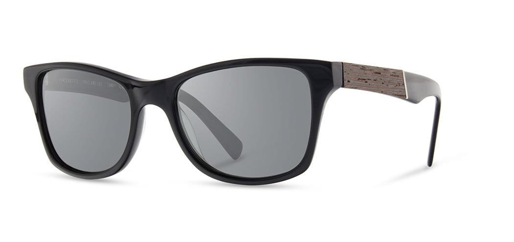 Black*Ebony*Grey Polarized | Shwood Canby Acetate Sunglasses Black