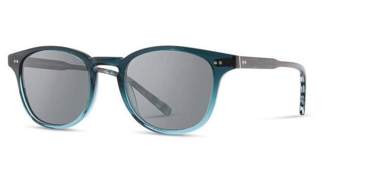 Deep Sea*Grey Polarized | Shwood Kennedy Acetate Sunglasses Deep Sea