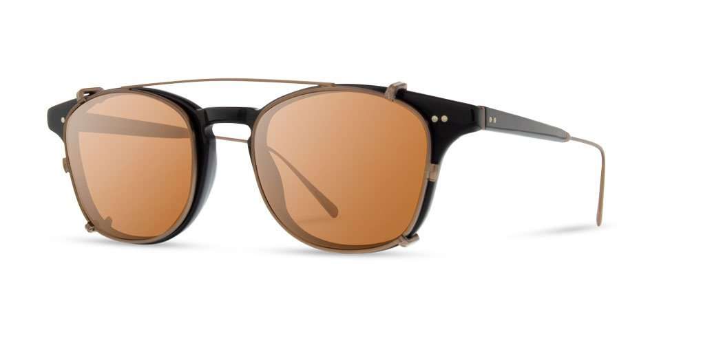 Black and Bronze*Brown Polarized | Shwood Kennedy Iron and Resin Glasses