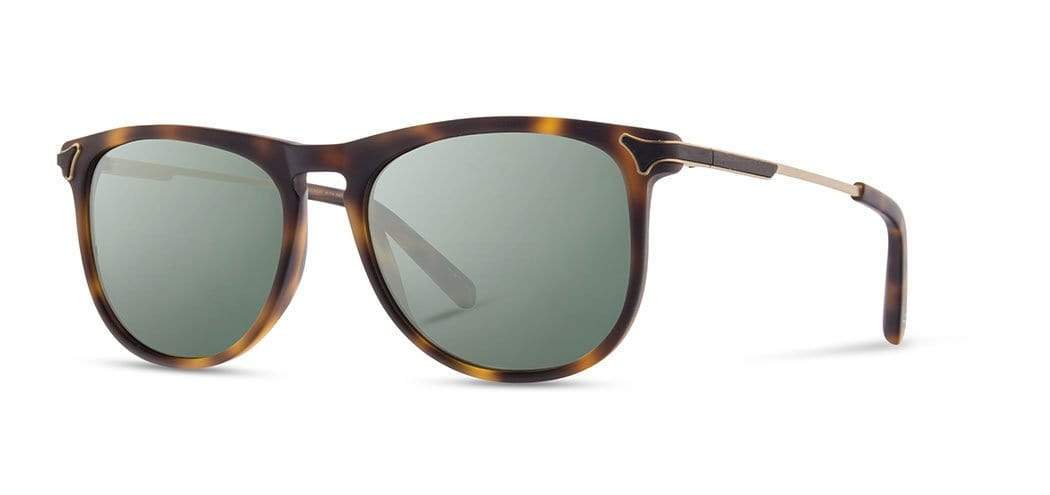 Matte Brindle*Ebony*G15 Polarized | Shwood Keller Acetate Sunglasses Matte Brindle