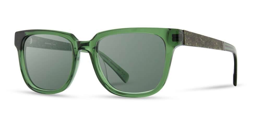 Emerald*Mint Tea*G15 + Emerald*Mint Tea*G15 Polarized | Shwood Prescott Acetate Sunglasses Emerald