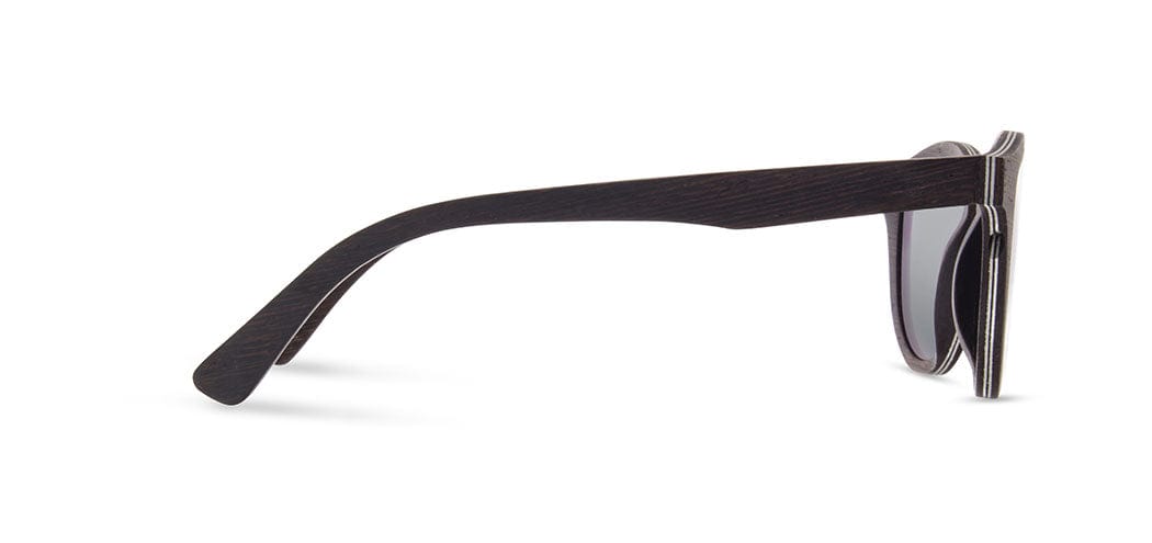 Dark Walnut*Grey Polarized | Shwood Francis Wood Sunglasses Dark Walnut