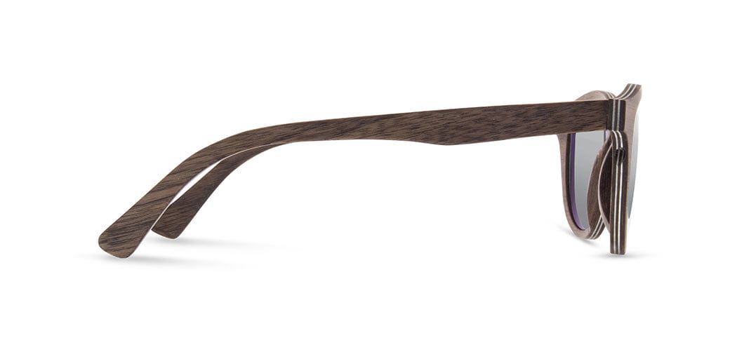 Walnut*Grey Polarized | Shwood Francis Wood Sunglasses Walnut