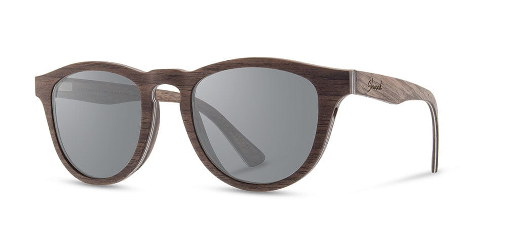 Walnut*Grey Polarized | Shwood Francis Wood Sunglasses Walnut