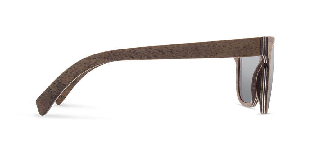 Walnut*Grey Polarized | Shwood Prescott Wood Sunglasses Walnut