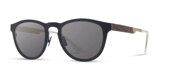 Navy*Elm Burl*Grey Polarized | Francis Metal Sunglasses Navy