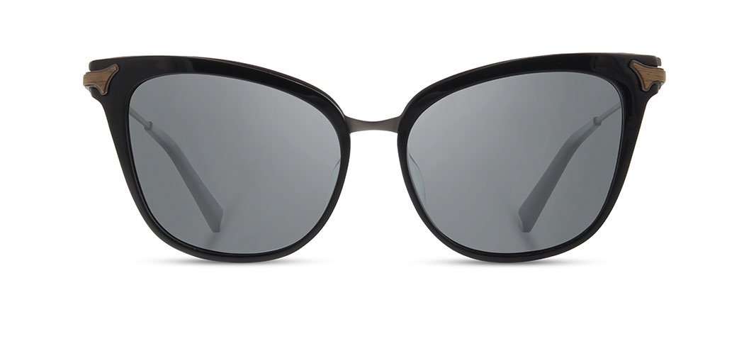 Black*Grey Polarized | Shwood Arlene Acetate Sunglasses Black