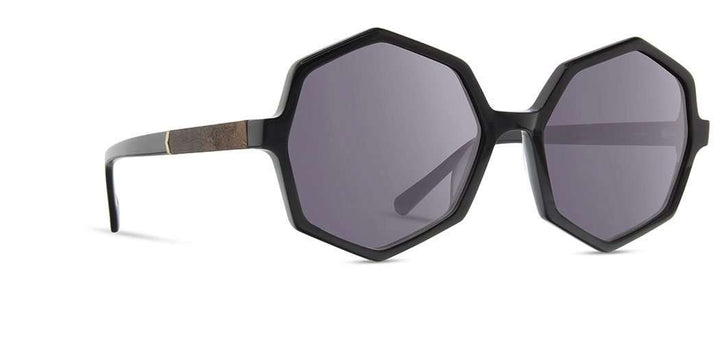 Black*Elm Burl*Grey Polarized | Shwood Aurora Acetate Sunglasses Black