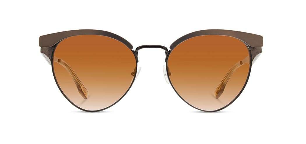 Bronze and Rose Gold*Brown Polarized | Shwood Malone Metal Sunglasses Bronze