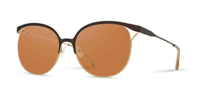 Bronze and Gold*Brown Polarized | Shwood Odessa Metal Sunglasses Bronze