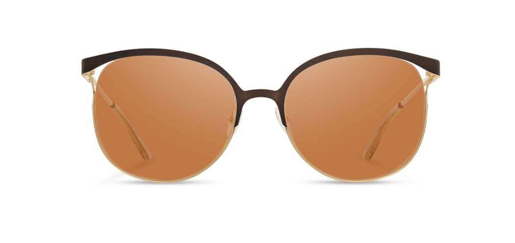 Bronze and Gold*Brown Polarized | Shwood Odessa Metal Sunglasses Bronze