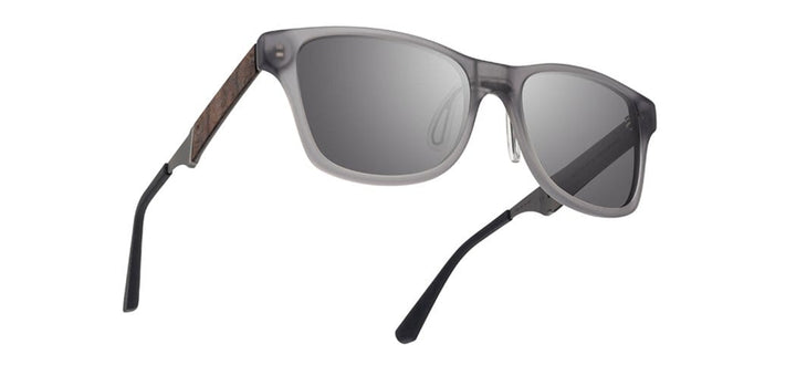 Matte Smoke*Elm Burl*Lite Grey + Matte Smoke*Elm Burl*Lite Plus Polarized Grey | Shwood Canby ACTV Sunglasses Matte Smoke