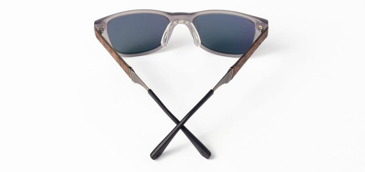 Matte Smoke*Elm Burl*Lite Grey + Matte Smoke*Elm Burl*Lite Plus Polarized Grey | Shwood Canby ACTV Sunglasses Matte Smoke