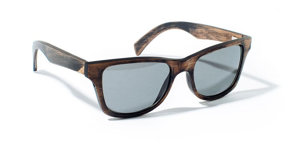 Distressed Dark Walnut*Grey + Distressed Dark Walnut*Grey Polarized | Shwood Canby Wood Sunglasses Distressed Dark Walnut