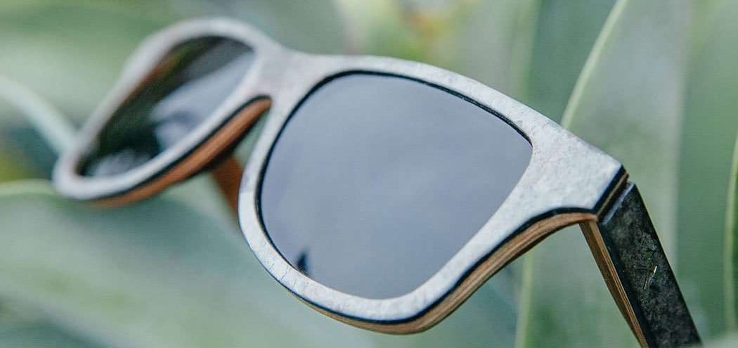 White Slate*Grey Polarized | Shwood Canby Stone Sunglasses White Slate