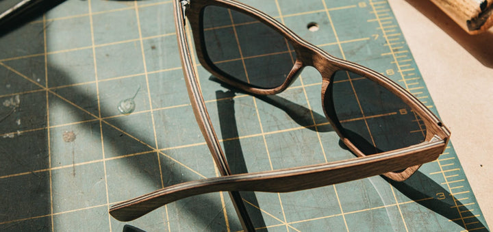 Walnut*Grey + Walnut*Grey Polarized | Shwood Canby Wood Sunglasses Walnut