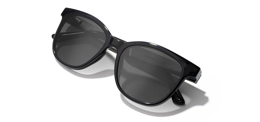 Black*Ebony*Basic Polarized Grey + Black*Ebony*HD Plus Polarized Grey | CAMP Cove Black Ebony Sunglasses  