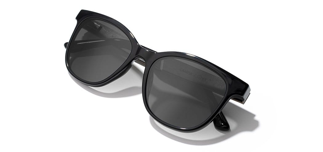 Black*Ebony*Basic Polarized Grey + Black*Ebony*HD Plus Polarized Grey | CAMP Cove Black Ebony Sunglasses  