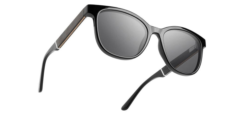 Black*Ebony*Basic Polarized Grey + Black*Ebony*HD Plus Polarized Grey | CAMP Cove Black Ebony Sunglasses  