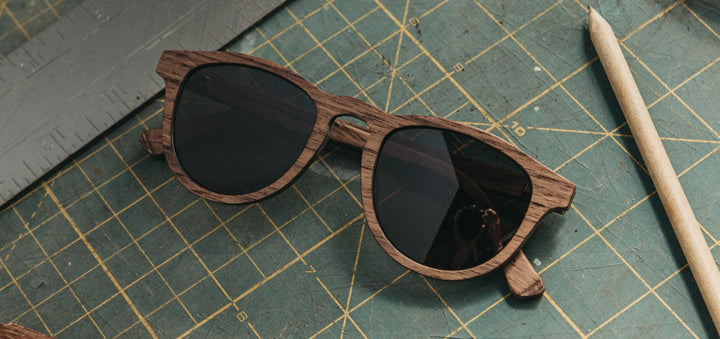 Walnut*Grey + Walnut*Grey Polarized | Shwood Francis Wood Sunglasses Walnut