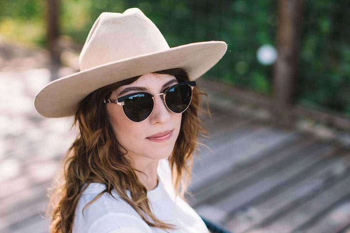 Obsidian and Gold*G15 Polarized | Shwood Malone Metal Sunglasses Obsidian