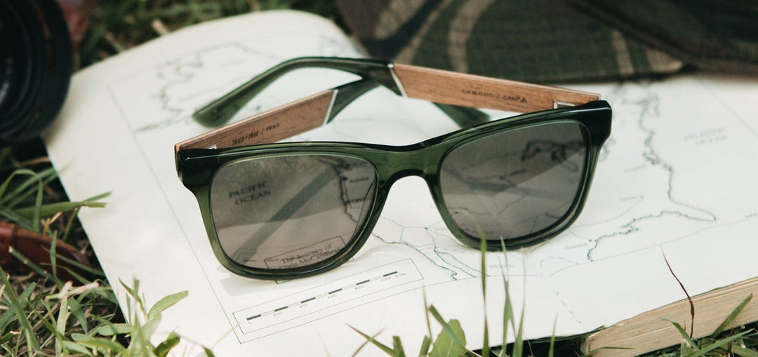 Fern*Walnut*Basic Polarized Grey + Fern*Walnut*HD Plus Polarized Grey | CAMP Trail Fern Walnut Grey Sunglasses